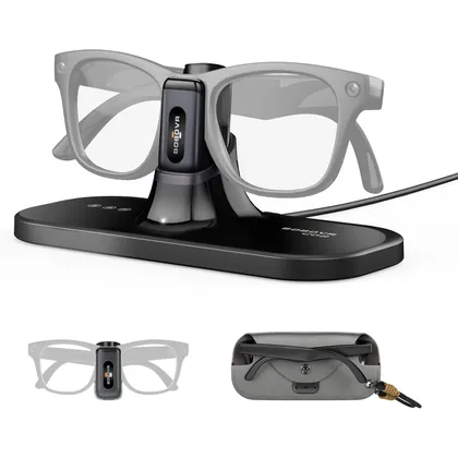BOBOVR CG2 - 3-in-1 Ladestation für Ray-Ban Meta und Oakley Meta HSTN