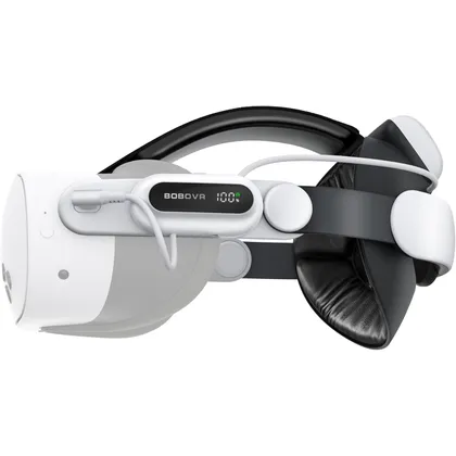 BOBOVR E3 Pro - Elite Akku-Kopfband mit B100 für Meta Quest 3/3S