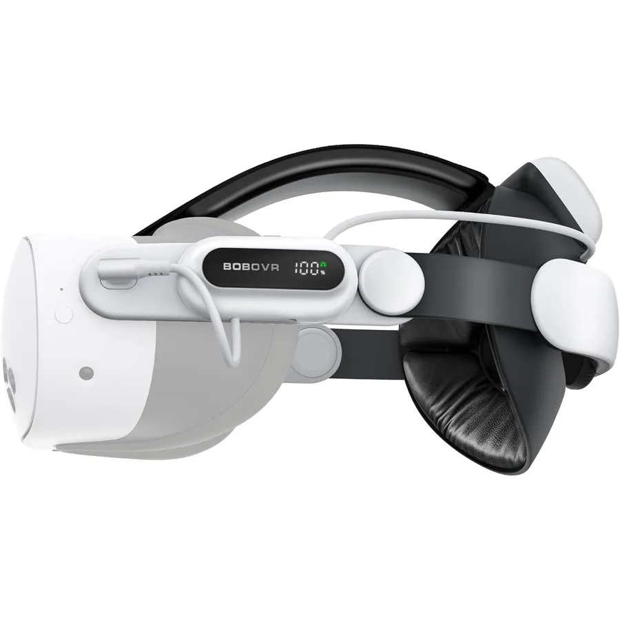 BOBOVR E3 Pro - Elite Akku-Kopfband mit B100 für Meta Quest 3/3S