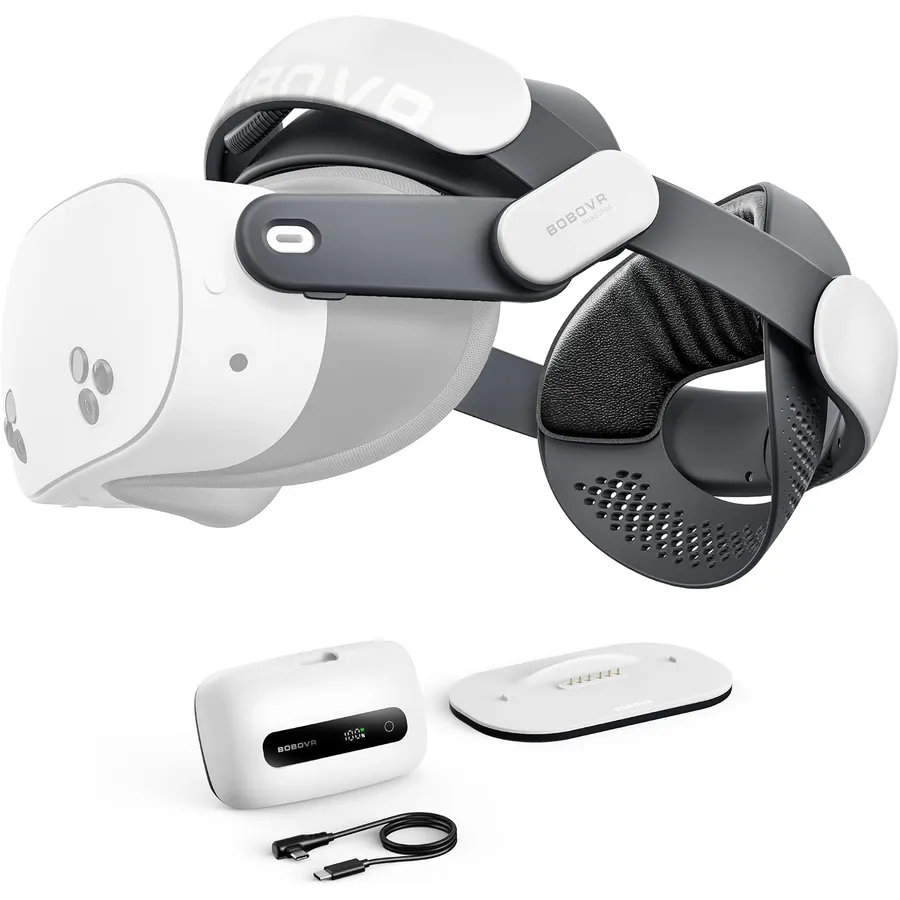 BOBOVR M3 Pro+ - Dual-Mode Akku-Kopfband mit BM60 und Ladestation